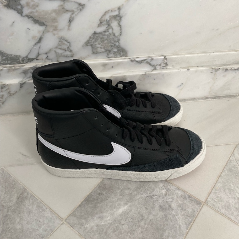 Black and White Nike Hightops